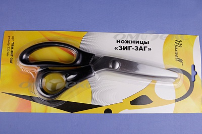 Ножницы ЗИГ-ЗАГ "MAXWELL" 230 мм - купить в Ставрополе. Цена: 1 041.25 руб.