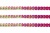 Пайетки "ОмТекс" на нитях, CREAM, 6 мм С / упак.73+/-1м, цв. 89 - розовый - купить в Ставрополе. Цена: 468.37 руб.