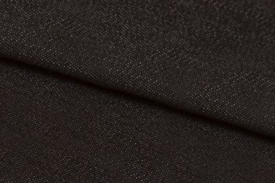 Ткань джинсовая №96, 160 гр/м2, шир.148см, цвет чёрный - купить в Ставрополе. Цена 350.42 руб.