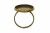 Заготовка для рукоделия металлическая фигурная для кольца 15мм - купить в Ставрополе. Цена: 7.44 руб.