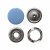 Кнопка рубашечная (закрытая) 9,5мм - эмаль, цв.182 - св.голубой - купить в Ставрополе. Цена: 5.74 руб.