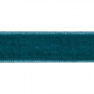 Лента бархатная нейлон, шир.12 мм, (упак. 45,7м), цв.65-изумруд - купить в Ставрополе. Цена: 392 руб.