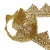 Тесьма металлизированная 0384-0240, шир. 40 мм/уп. 25+/-1 м, цвет золото - купить в Ставрополе. Цена: 490.74 руб.