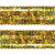 Тесьма с пайетками D16, шир. 20 мм/уп. 25+/-1 м, цвет золото - купить в Ставрополе. Цена: 778.19 руб.