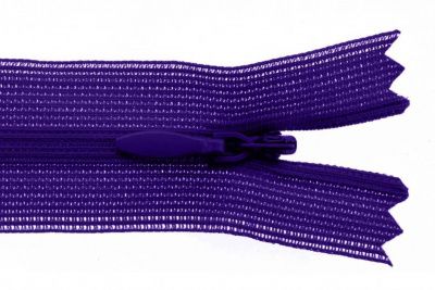 Молния потайная Т3 866, 50 см, капрон, цвет фиолетовый - купить в Ставрополе. Цена: 8.62 руб.