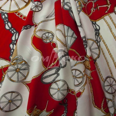 Плательная ткань "Фламенко" 13.1, 80 гр/м2, шир.150 см, принт этнический - купить в Ставрополе. Цена 241.49 руб.