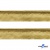 Кант атласный 136, шир. 12 мм (в упак. 65,8 м), цвет золото - купить в Ставрополе. Цена: 433.08 руб.