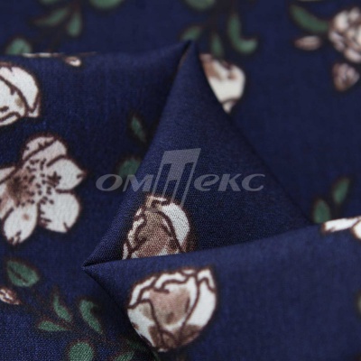 Плательная ткань "Фламенко" 3.2, 80 гр/м2, шир.150 см, принт растительный - купить в Ставрополе. Цена 239.03 руб.