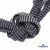 Шнурки #107-07, плоские 130 см, двухцветные цв.серый/чёрный - купить в Ставрополе. Цена: 23.03 руб.